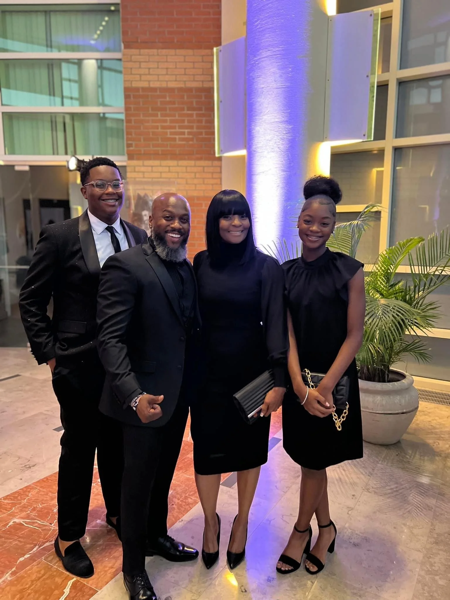 Pastor Marc and the Dickerson family