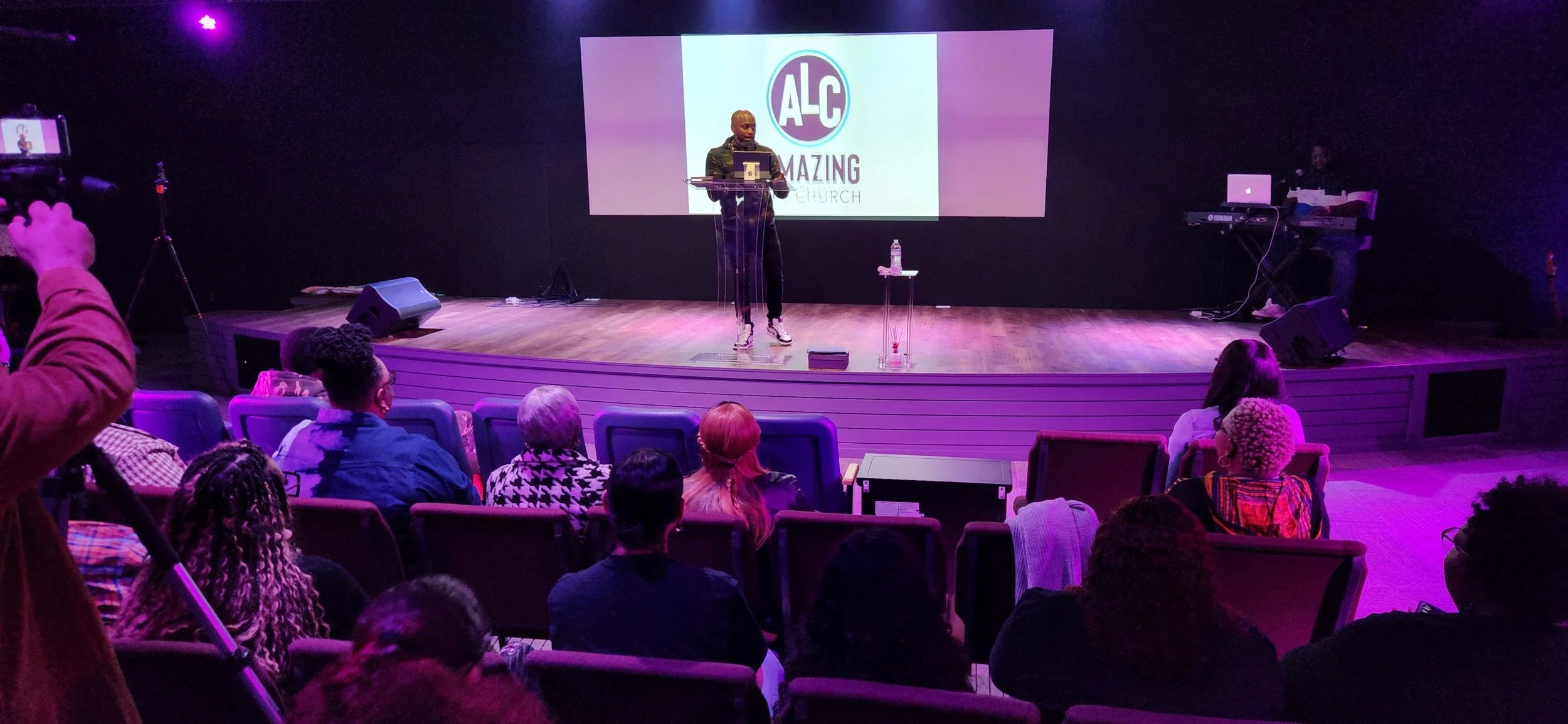 Worship service at Amazing Life Church